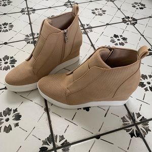 Wedge Sneaker Booties